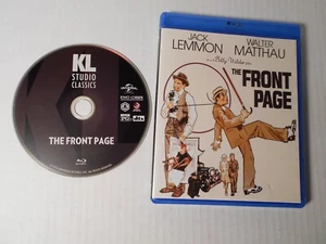 The Front Page 1974 Jack Lemmon Walter Matthau Blu-Ray Kino Lorber Billy Wilder - Imagen 1 de 9