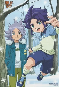 poster promo Inazuma Eleven go K-ON anime Yui Mio Tsumugi Azusa Fubuki Shirou - Picture 1 of 2