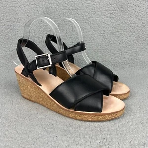 A.P.C. Sandalen Damen 9 39 Schuhe schwarz Suzy Keilabsatz Fersenriemen APC - Bild 1 von 12