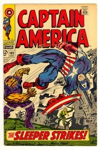 Captain America #102 (1968) "The Sleeper Strikes!" - Bild 1 von 2