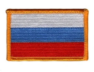 RUSSIA RUSSIAN FLAG PATCHES COUNTRY PATCH BADGE IRON ON NEW EMBROIDERED - Bild 1 von 1