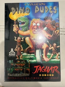 Evolution: Dino Dudes Atari Jaguar 1994 Authentic Factory Sealed USA Version - Picture 1 of 4