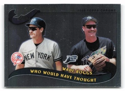 2002 Topps Traded & Rookies #T269 Wade Boggs Chrome - Image 1 of 2