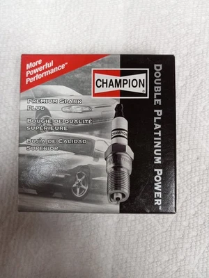 New Set of 4 Champion Spark Plugs Double Platinum Power #7570 - Image 1 of 4