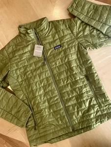NEW (2025)—PATAGONIA Men Nano Puff Jacket—(L)—“GRAZE GREEN”—Sporty Citrus Green - Picture 1 of 11