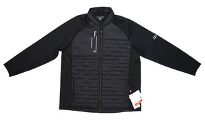 Sunice Hamilton Thermal Hybrid Jacket Black Full Zip Golf Jacket Mens XL BRANDED - Picture 1 of 10
