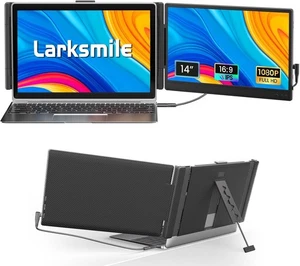 Matte Laptop Screen Extender 14-inch IPS 3ms FHD 1080P  Laptop Portable Monitor - Picture 1 of 15