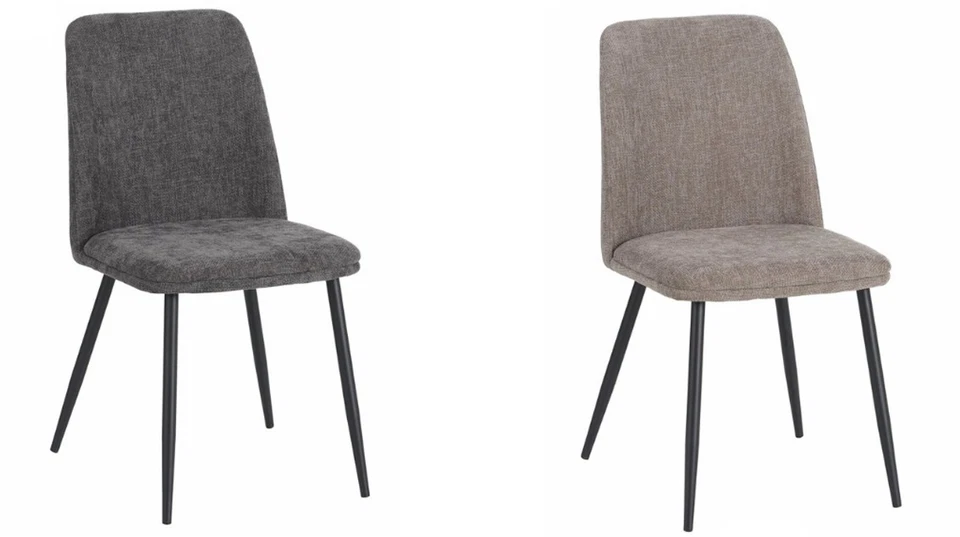 Sedia Trancy di Casa Collection in tessuto, nei colori Tortora e grigio-moderna - Immagine 1 di 3