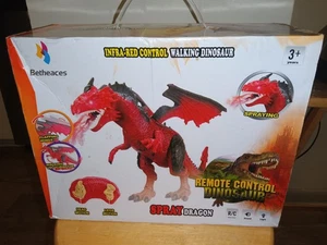 Remote Control Dinosaur, Betheaces Remote Control Red Dragon Toy - Picture 1 of 2