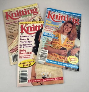 KNITTING DIGEST Magazine Lot of 3 July 2000 July 2001 May 2003 Y2K - Imagen 1 de 7