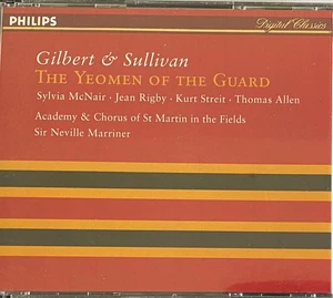 GILBERT & SULLIVAN - The Yeoman of the Guard - Marriner 2 x CD Set Philips - Imagen 1 de 2