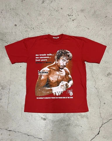 Manny Pacquiao Team Pacquiao Boxing Shirt Size XL Cover