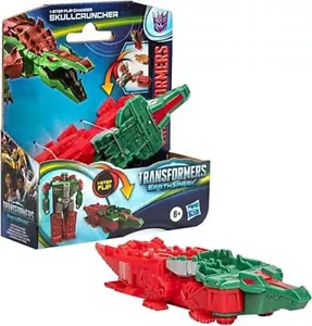 Transformers EarthSpark 1-Step Flip Changer Skullcruncher 4" Damaged Box - Picture 1 of 1