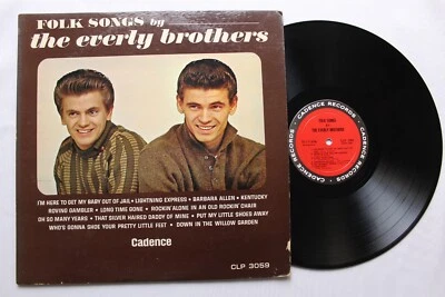 FOLK SONGS BY THE EVERLY BROTHERS LP 12" VINYL RECORD (CLP 3059) Foto 1 de 2