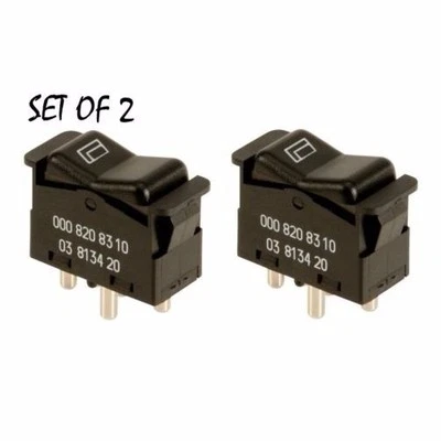 JUEGO DE 2 interruptores de ventana trasera para Mercedes Benz R107 380SL 560SL Foto 1 de 3