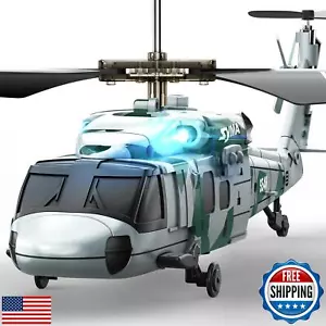 SYMA RC Helicopter, S54H Military Remote Control Helicopter for Kids with One - Picture 1 of 5