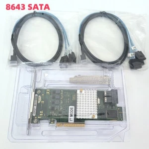 Fujitsu LSI SAS3008 9300-8i HBA 12Gbps IT Mode ZFS TrueNAS 2*SFF-8643 to 4 SATA - Picture 1 of 5