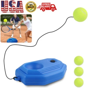 Tennistrainer Rebound Ball mit 3 Bällen für Selbsttennistraining Anfänger - Bild 1 von 11