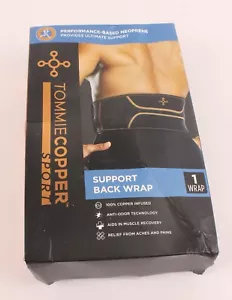 Tommie Copper Sport Support Back Brace - Black - S/M -New Open Box Read - Picture 1 of 13