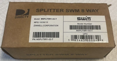 Swin Cable Splitter SWM 8 Way #2-2150, DIRECTV, NOS - Image 1 of 4