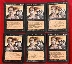 MTG Magic the Gathering Legions of Lim-Dul CCG Card x6 Wizards of the Coast 1995 - Picture 1 of 3