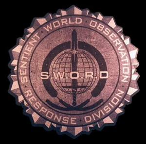 • AGENTS OF SWORD • METALLIC SILVER PROP DECALS • WANDAVISION • SHIELD • VER A • - Picture 1 of 1