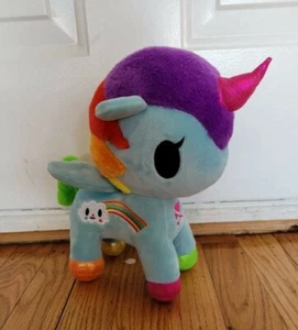 Unicorno Tokidoki Blue Pixie Rainbow Cloud Pegasus Unicorn Plush 10" - Imagen 1 de 4