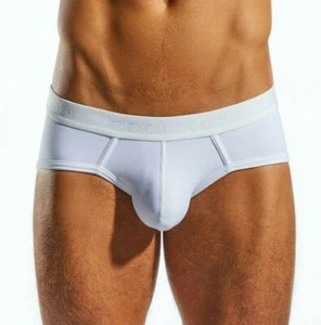 LARGE Cocksox Sports Brief Retro Style Briefs Performance Supplex White CX76N 17 - Bild 1 von 5