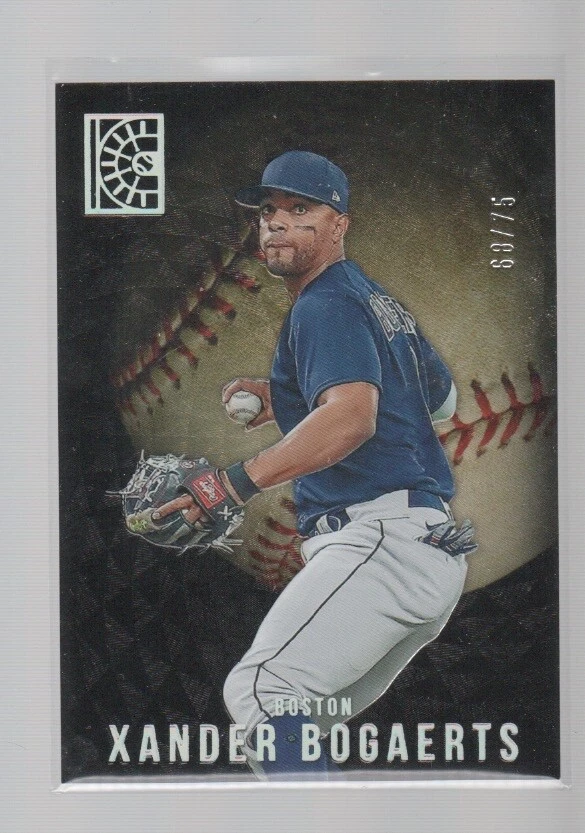 XANDER BOGAERTS 2022 PANINI CAPSTONE HOLO SILVER CARD #156  /75 - Image 1 of 1