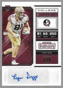 2018 Panini Contenders Draft Picks Ryan Izzo College Ticket RC Auto Florida ST. - Picture 1 of 3