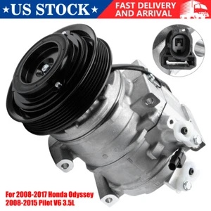 AC Compressor w/Clutch for Honda Odyssey 2008-2017 Pilot 2008-2015 OEM CO 10840C - Picture 1 of 10