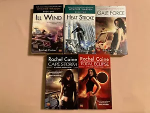 Rachel Caine lot of 5 Weather Warden Paperbacks #s 1, 2, 7, 8, 9 Total Eclipse - Bild 1 von 2