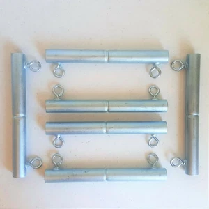 6 piezas conector de tubería de montaje de unión de 2 vías dosel patio cochera tubería de 3/4" (FCA) - Imagen 1 de 3