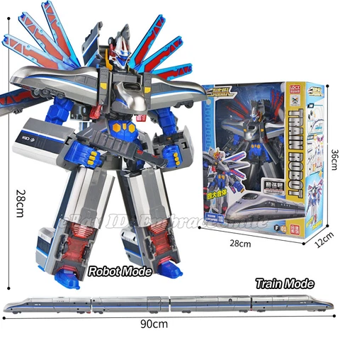 LDCX Super Train Robot China High Speed Railway 4 in 1 Trainsform Action Figure Cover