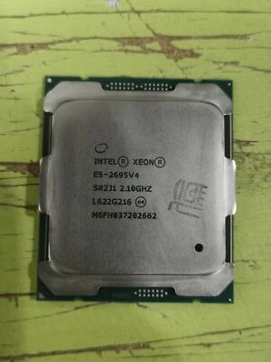 Intel Xeon E5-2695 V4 SR2J1 18 Core 2.10GHz LGA 2011V3 CPU Processor - Image 1 of 2