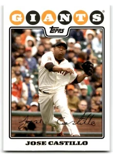 2008 Topps Updates Highlights Gold Foil Jose Castillo San Francisco Giants - Picture 1 of 2