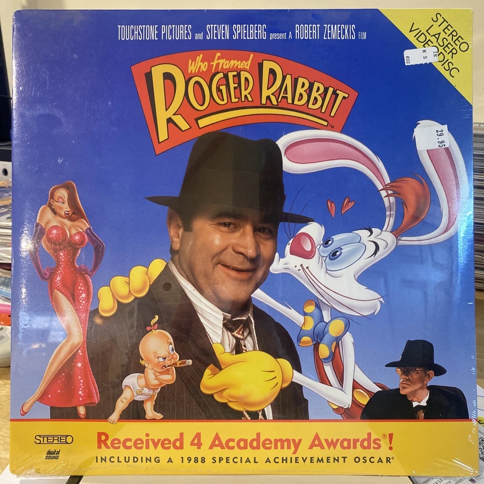 Who Framed Roger Rabbit Laserdisc LD Steven Spielberg Robert Zemeckis Film - Image 1 of 2