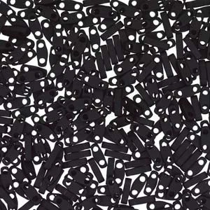 Matte Black Miyuki Tila Seed Beads - Quarter Cut (QTL401F-TB) - Image 1 of 1