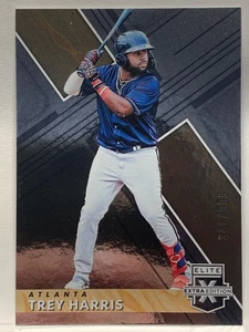 2019 Panini Elite Extra Edition #178 TREY HARRIS #178 Atlanta Braves /999 - Picture 1 of 2