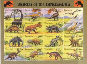 W TANZANIA 1250 DINOSAURS - Picture 1 of 1