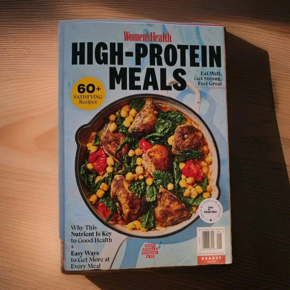 Women's Health Magazine High-Protein Meals 60+Satisfying Recipes  Foto 1 de 1