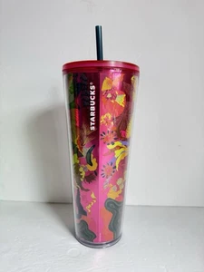 Neu Starbucks Tasse 2023 Herbst Release Buenas Vibras Venti Good Vibes Acryl 24 OZ - Bild 1 von 4