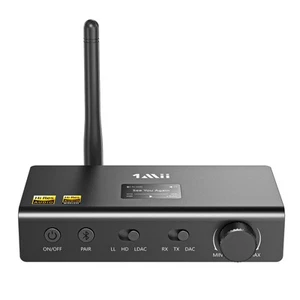 DS700 HiFi Bluetooth Audio Transmitter Receiver for TV, Long Range Wireless A... - Bild 1 von 7