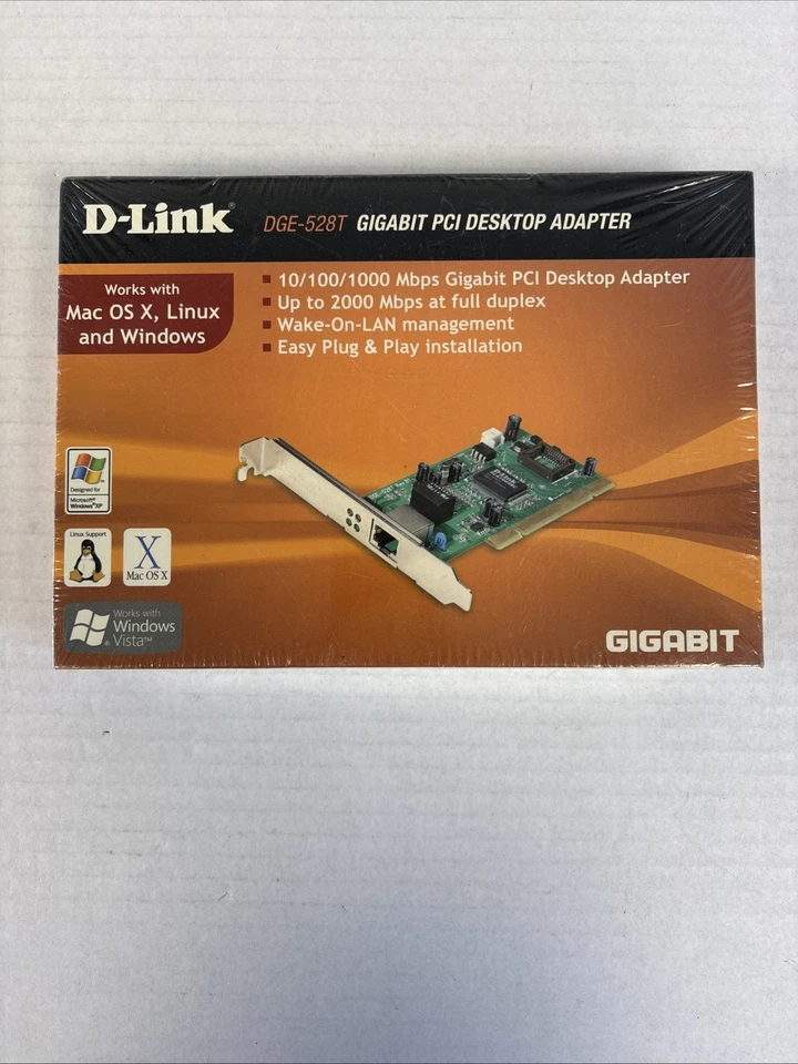 D-Link DGE-528T Gigabit PCI Desktop Adapter - Изображение 1 из 4