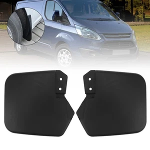 A Pair of Front Mudflaps Guards Fits Ford Transit Custom 1915641 (2012-) Upgrade - Picture 1 of 10