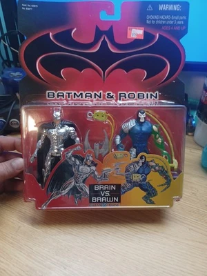 Brain vs Brawn Batman & Robin Kenner - Batman & Bane figura de acción paquete de 2 1997   Foto 1 de 4