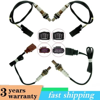 Sensor de oxígeno ascendente+abajo 4 piezas para Audi A6 A4 Quattro 3,2 L 2005 2006 2007 2008 2009  Foto 1 de 4