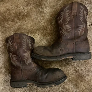 Ariat Work Steel Toe Boots ASTM F2413-17 Size 11 EE Good Used Condition. ￼ - Picture 1 of 7