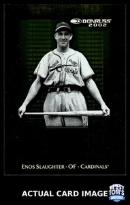 2002 Donruss Elite Series Legends #ES-16 ENOS SLAUGHTER Cardinals HOF #/2500 NM - Bild 1 von 4