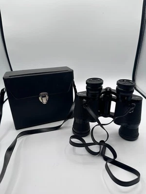 Vintage Bushnell Ensign 7x35 Wide Angle Insta Focus Binoculars Japan w/ Case - Image 1 of 4